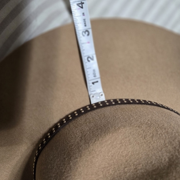 Camel Fedora Hat 100% Wool NWT - Picture 2 of 5